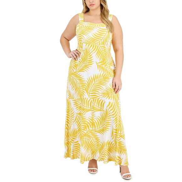 Vince Camuto Plus Size Tiered Maxi Dress – Amber, Size 1X - Picture 3 of 3